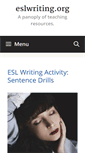 Mobile Screenshot of eslwriting.org